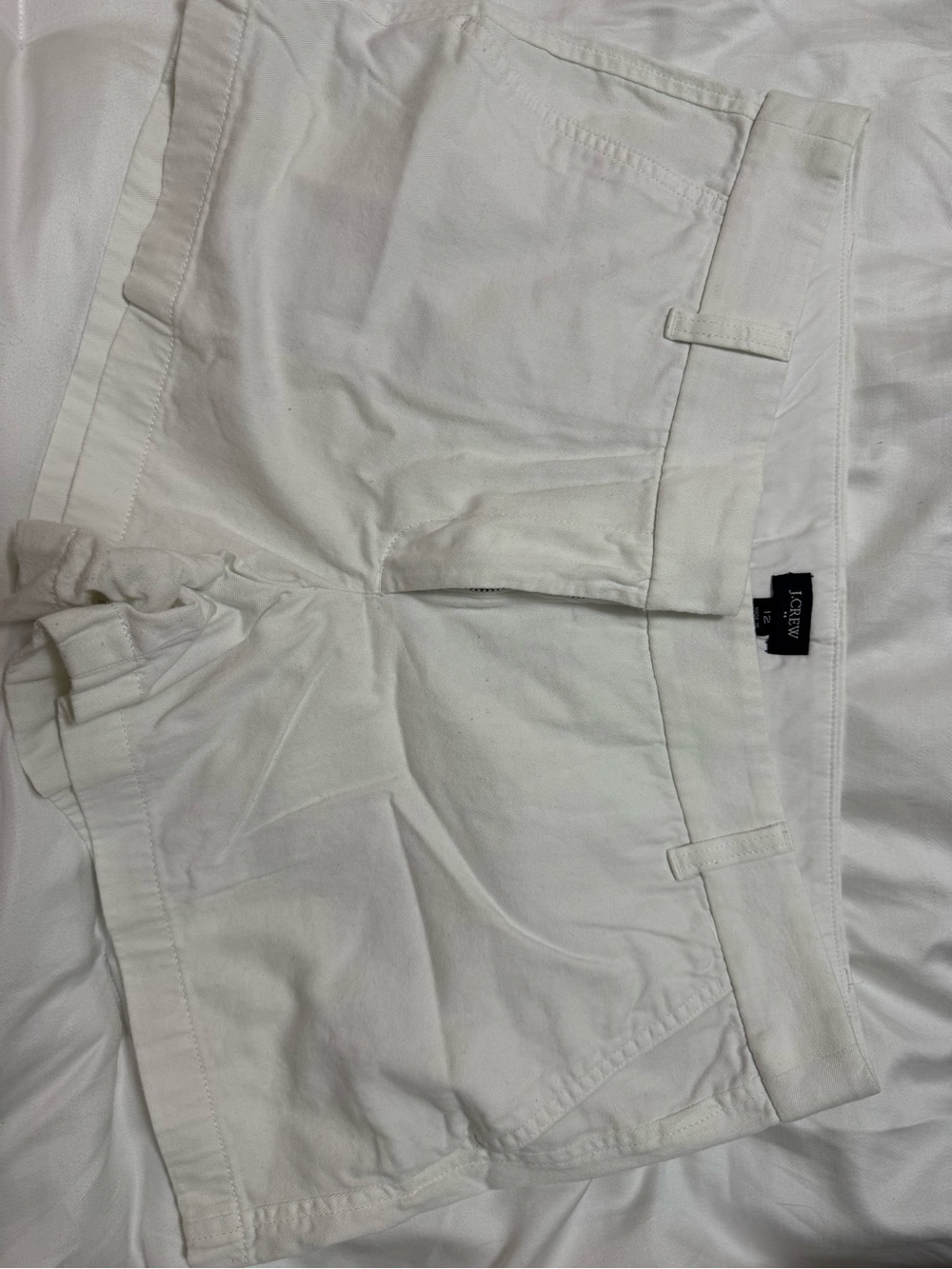 J. Crew Women’s White Chino Shorts